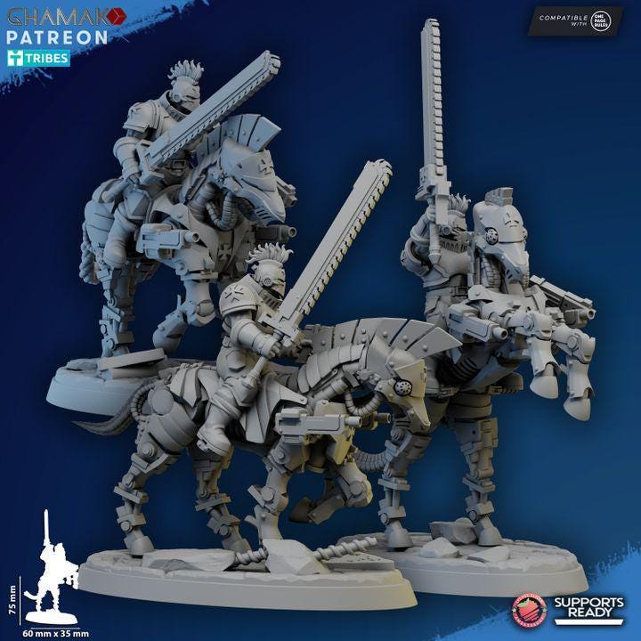 Acolyte Cavalry - Squad of 5 - GHAMAK