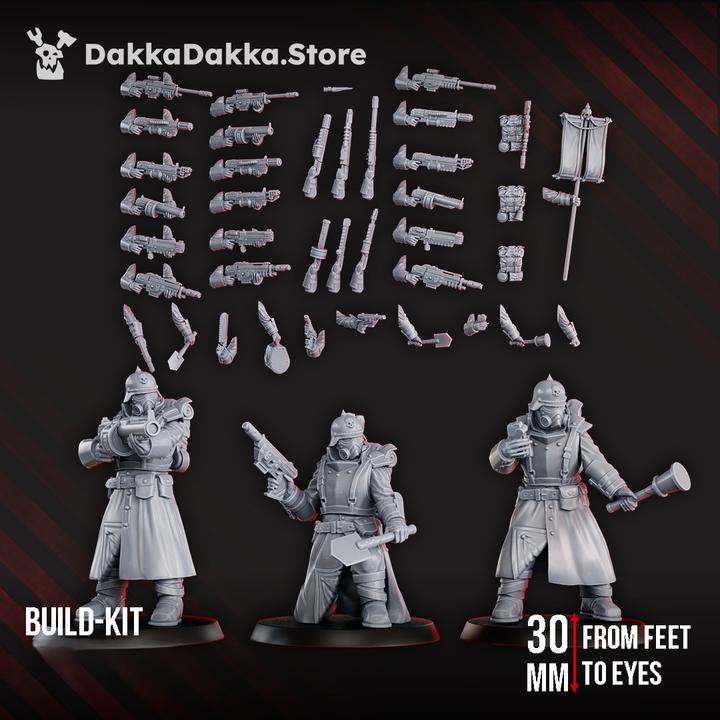 2nd Death Division - Full Squad of 10 Build Kit Including Leader - DakkaDakka