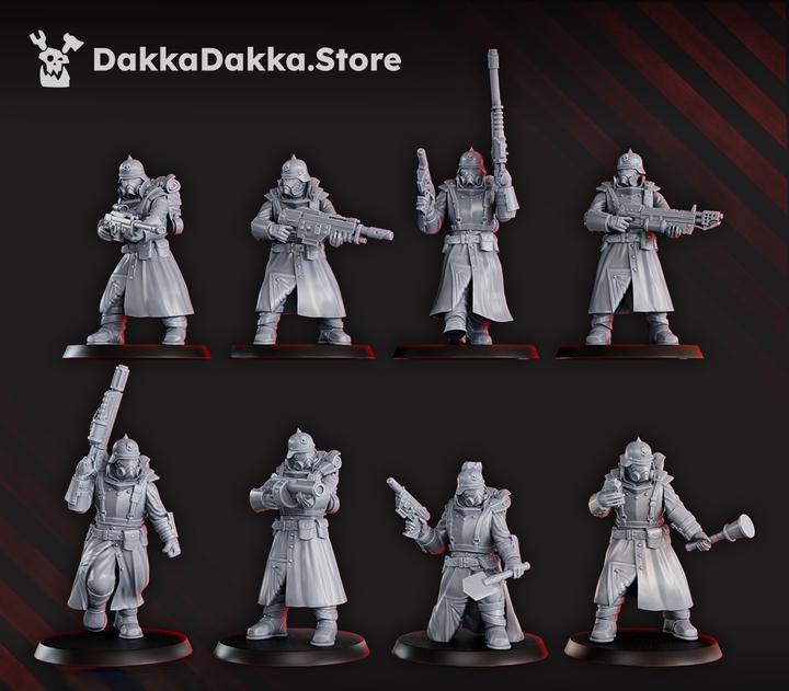 2nd Death Division - Full Squad of 10 Build Kit Including Leader - DakkaDakka