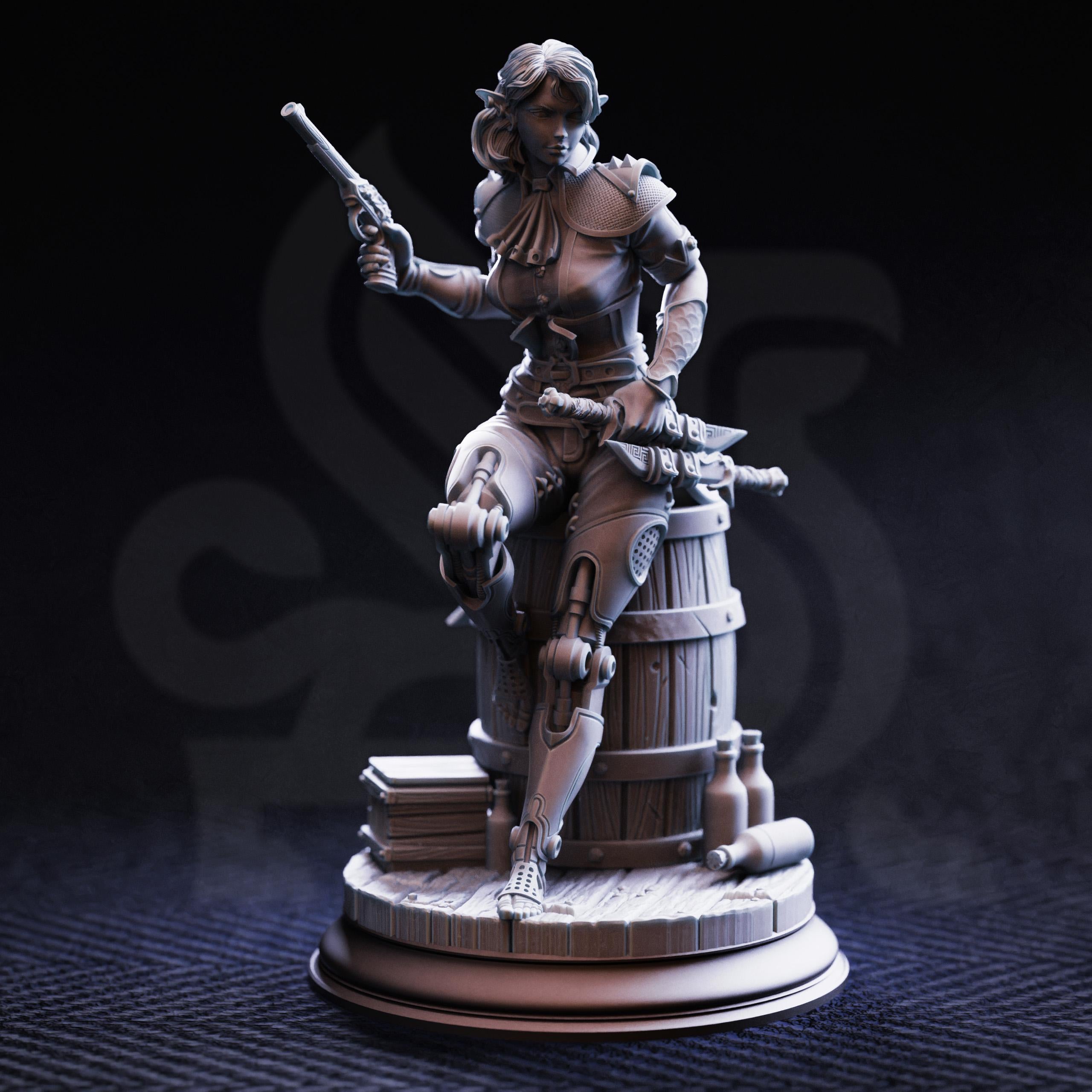 Female Elf Artificed Rogue - Priscilia Stix of Sillhide - DM Stash