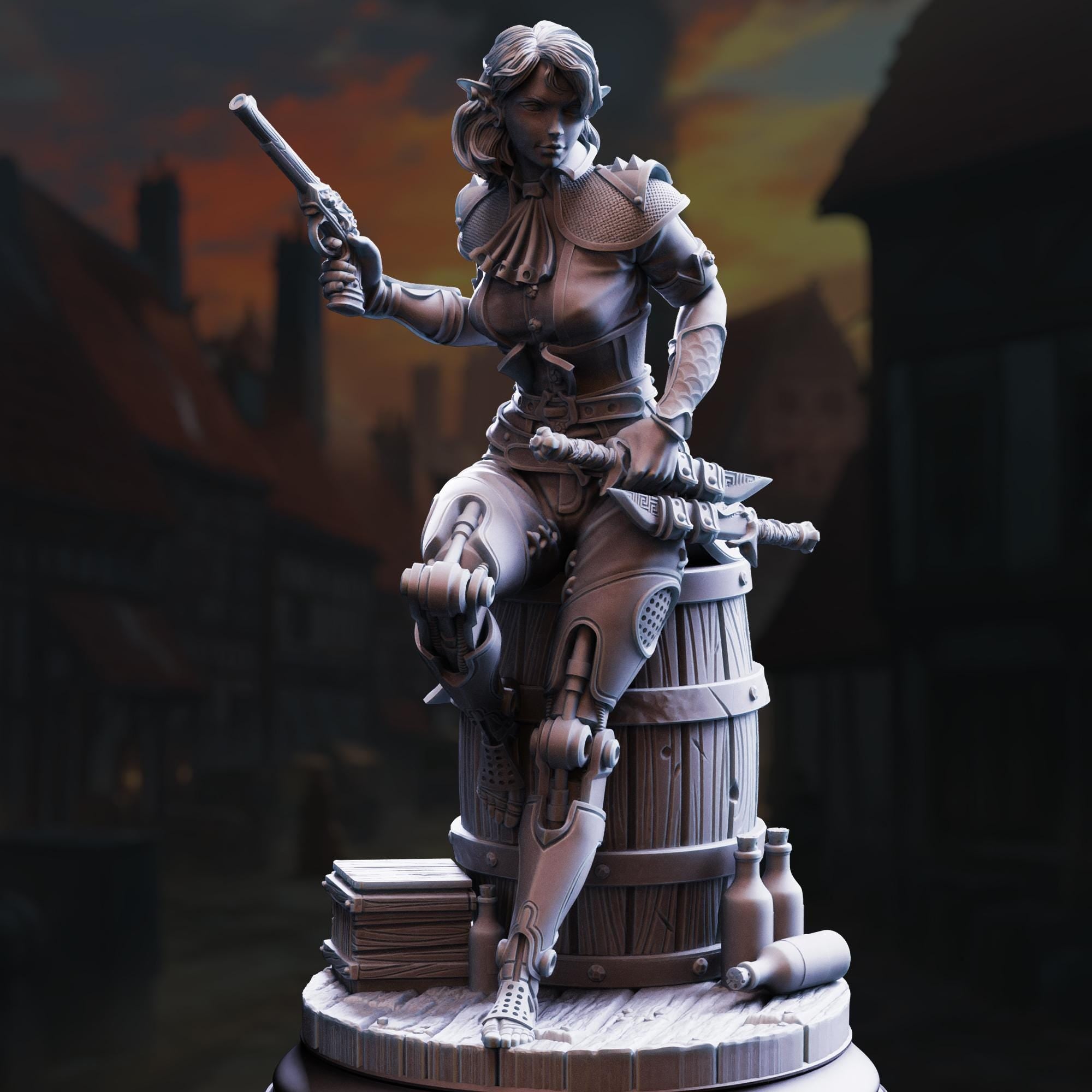 Female Elf Artificed Rogue - Priscilia Stix of Sillhide - DM Stash
