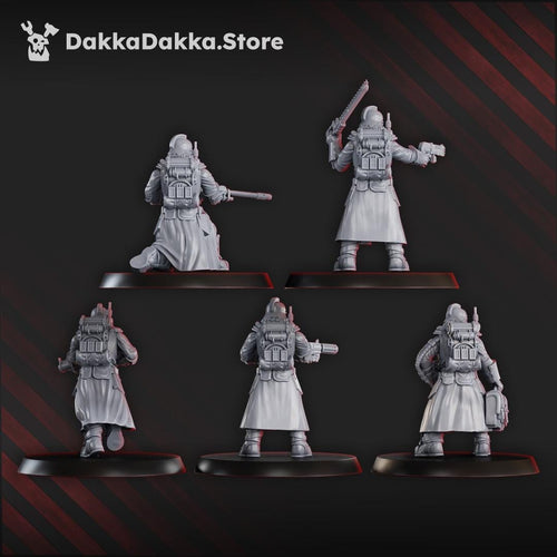 2nd Death Division Grenadier Squad - 5 Monopose Models - DakkaDakka